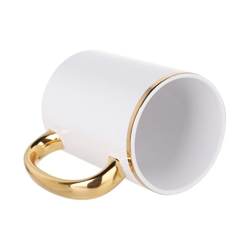 Kubek MAX 450ml ze złotym uszkiem do sublimacji