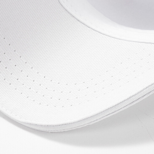 Bawełniana czapka z daszkiem do DTF i termotransferu - biała