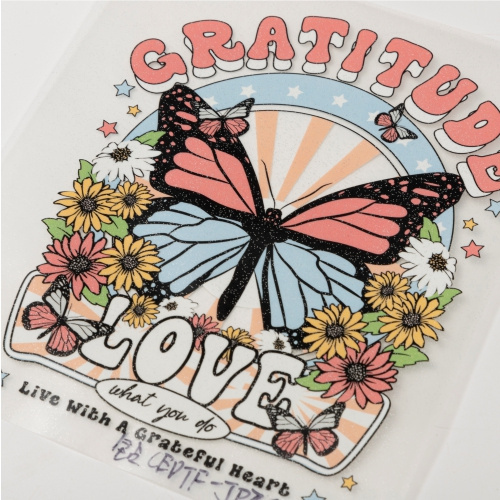 Folia brokatowa do druku OtterPro DTF 30 cm x 100 m - Silver