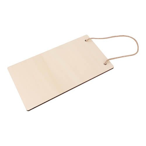 Ramka - zawieszka na drzwi 14,5 x 26 cm ze sklejki do sublimacji