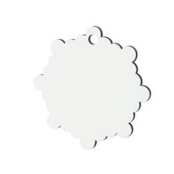 Zawieszka-ozdoba choinkowa płatek śniegu MDF Sublimacja Termotransfer