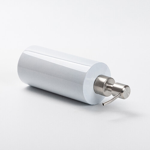 Dozownik mydła ze stali nierdzewnej do sublimacji - biały