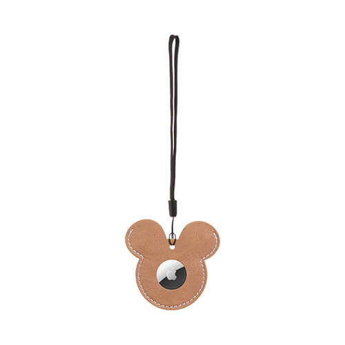Zawieszka Mickey Mouse / etui na AirTag do sublimacji - brązowa