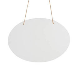 Zawieszka na drzwi z aluminium do sublimacji - owal