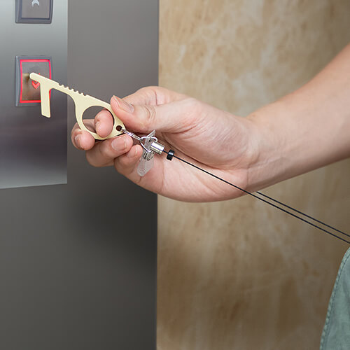 Bezkontaktowy brelok do otwierania drzwi - wzór A