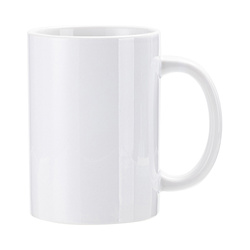 Prosty kubek ceramiczny 450 ml do sublimacji - biały