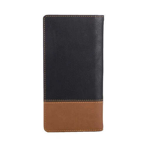 Prosty portfel skórzany 18,5 x 9,5 x 1,5 cm Sublimacja Termotransfer