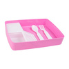 Dziecięce pudełko na lunch do sublimacji - różowe