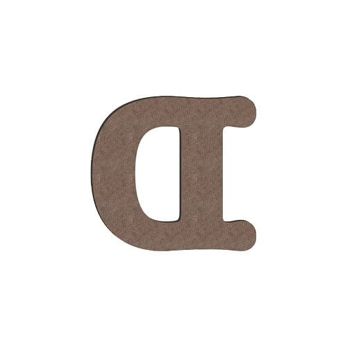 Litera dekoracyjna z MDF-u do sublimacji 10 cm D