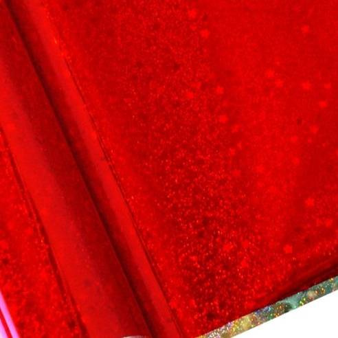 Folia do hot stampingu z wzorem - Glitter Red