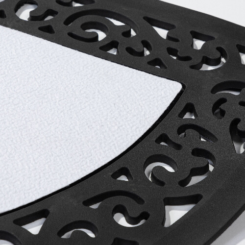 Półokrągła wycieraczka z PCV i filcu do sublimacji