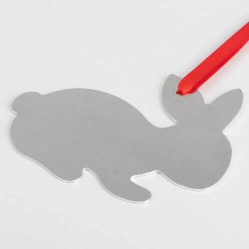 Zawieszka z aluminium do sublimacji - Króliczek