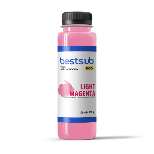 100 ml Tusz Sublimacyjny ECO Light Magenta Sublimacja Termotransfer