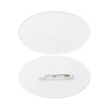 Identyfikator akrylowy 7,6 x 4,5 cm do sublimacji - owal