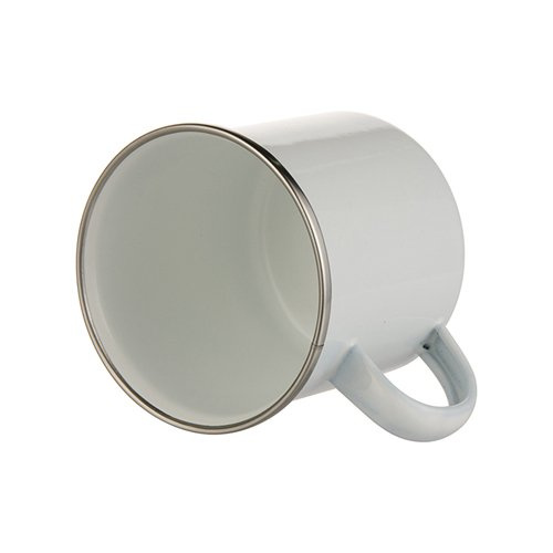 Kubek metalowy 360 ml do sublimacji - biały