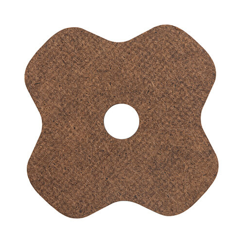 Plakietka imienna z płyty pilśniowej do kubka 1200 ml do sublimacji - koniczynka