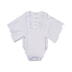 Body dziecięce białe z długim rękawem do sublimacji