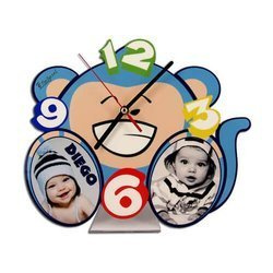 Zegar stojący z MDF - małpa - Sublimacja Termotransfer