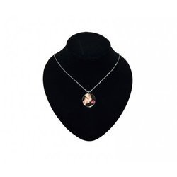 Wisiorek kółko na łańcuszku Sublimacja Termotransfer