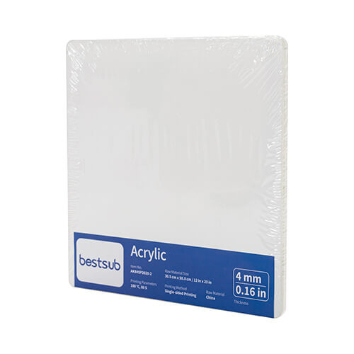 Akryl do sublimacji 20 x 20 x 0,4 cm - 2 szt.