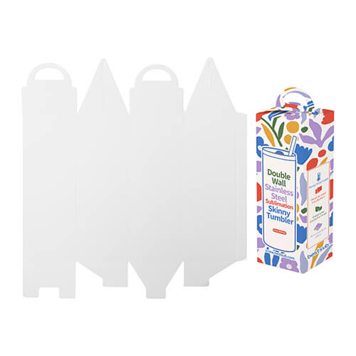 Opakowanie ozdobne do sublimacji - 7,7 x 7,7 x 25 cm