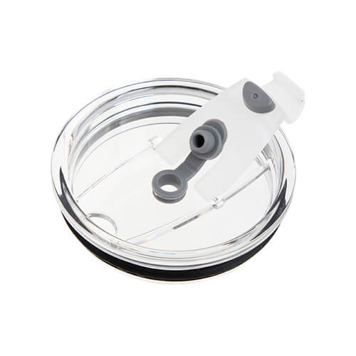 Szklanka 450 ml szroniona z pokrywka i słomką do sublimacji