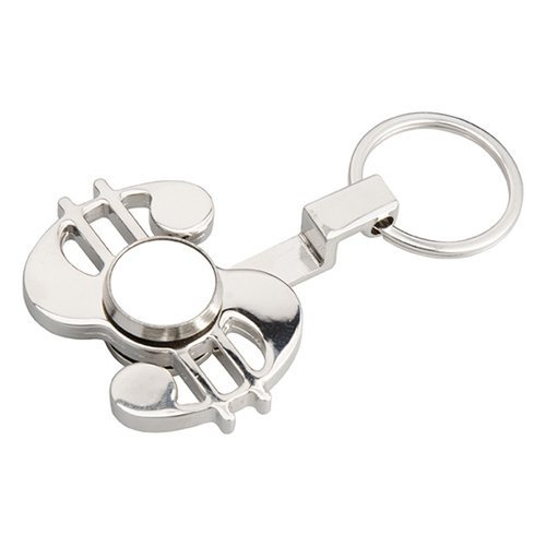 Brelok metalowy - spinner do sublimacji - Dollar