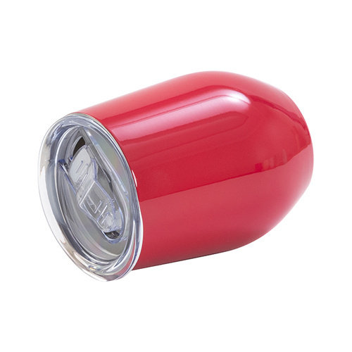 Kubek do grzanego wina 360 ml do sublimacji - czerwony z zamykanym otworem do picia