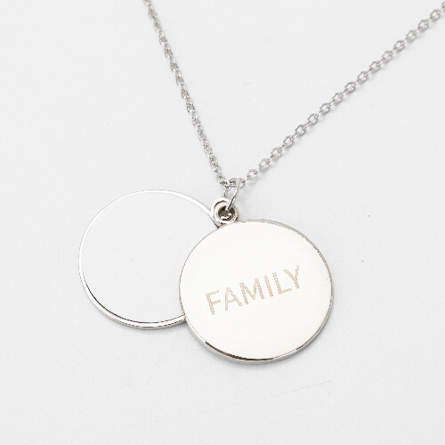 Okrągły medalion do sublimacji - Family