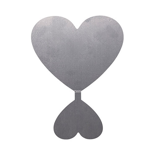 Aluminiowa ramka do sublimacji - serce