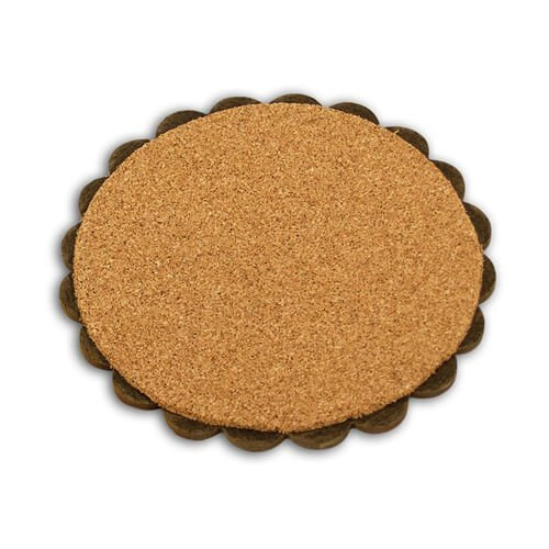 Podkładka pod kubek Ø 11 cm kwiatek z MDF-u do sublimacji