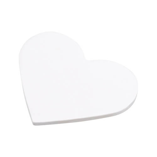 Podkładka ceramiczna matowa do sublimacji - serce