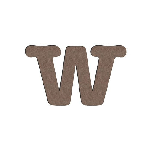 Litera dekoracyjna z MDF-u do sublimacji 10 cm W