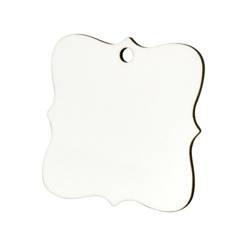 Zawieszka-ozdoba choinkowa wielokąt MDF Sublimacja Termotransfer