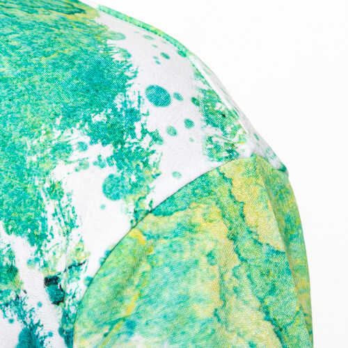 Koszulka Cotton-Like Bleached Leopard Summer Green do sublimacji