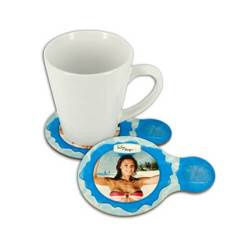 Podkładka pod kubek z uchwytem z MDF-u do sublimacji