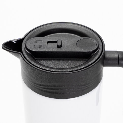 Dzbanek termiczny do kawy ze stali nierdzewnej 1500 ml do sublimacji - biały