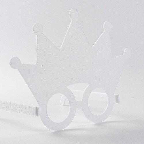 Okulary z filcu do sublimacji - korona