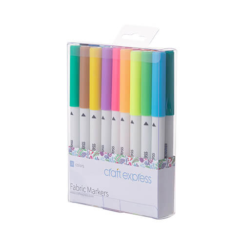 Markery do tkanin Craft Express Joy - 18 kolorów