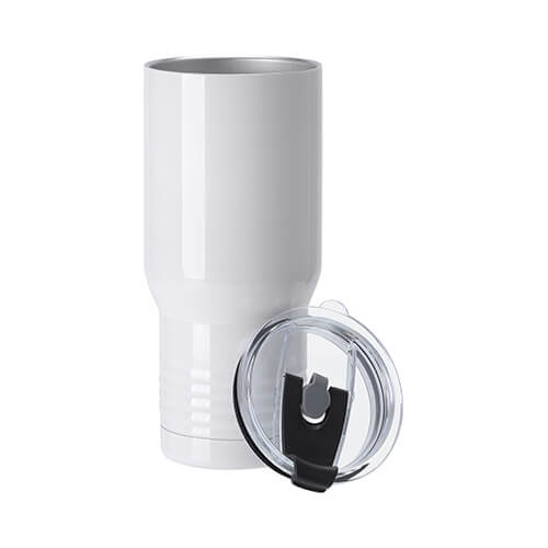 Kubek 650 ml ze stali nierdzewnej do sublimacji - biały