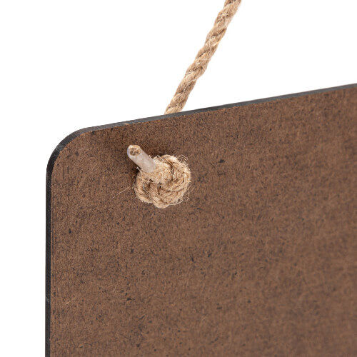 Prostokątna zawieszka na drzwi z MDF-u do sublimacji