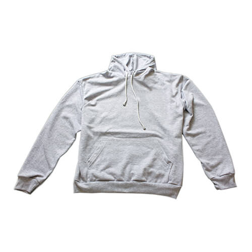 Szara bluza z kapturem Vapor do sublimacji