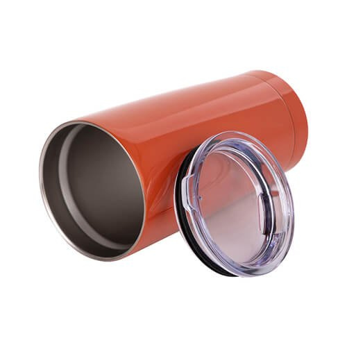 Tumbler termiczny 660 ml do sublimacji - pomarańczowy