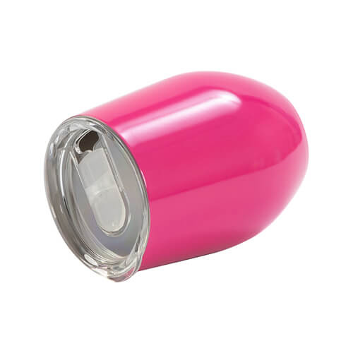 Kubek do grzanego wina 360 ml do sublimacji - różowy z zamykanym otworem do picia