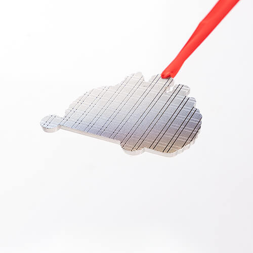 Metalowa zawieszka na choinkę do sublimacji - camping