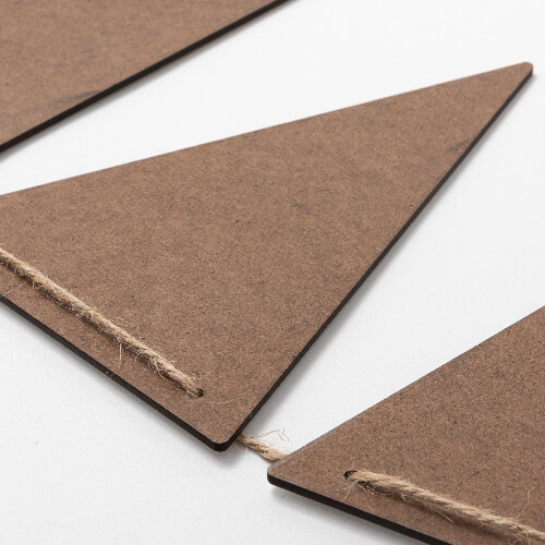 Dekoracja ścienna z MDF-u do sublimacji - 8 trójkątów