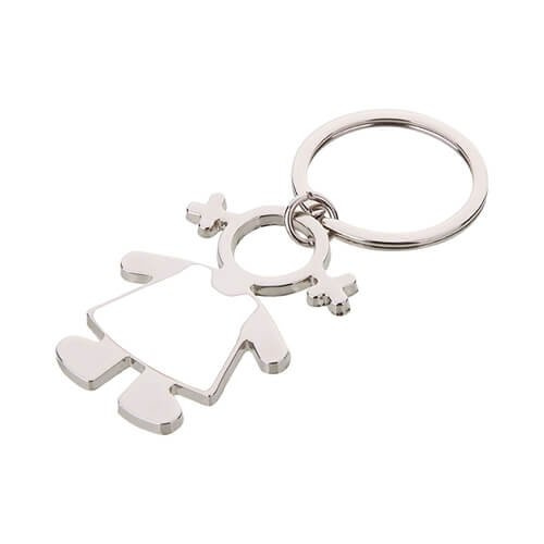 Brelok do kluczy "Girl" do sublimacji