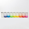 Kubek Mason Jar 450 ml szroniony bez uszka do sublimacji - limonkowy gradient