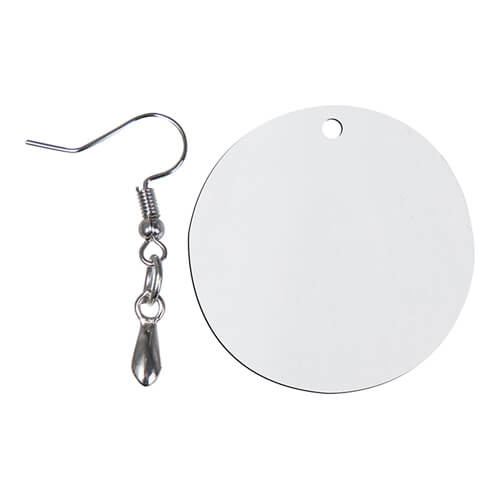 Kolczyki z MDF-u do sublimacji - koło