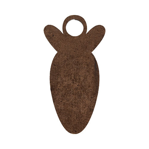 Plakietka imienna z płyty pilśniowej do kubka 1200 ml do sublimacji - marchewka